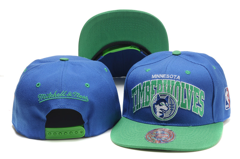 NBA Minnesota Timberwolves Blue Green Hats